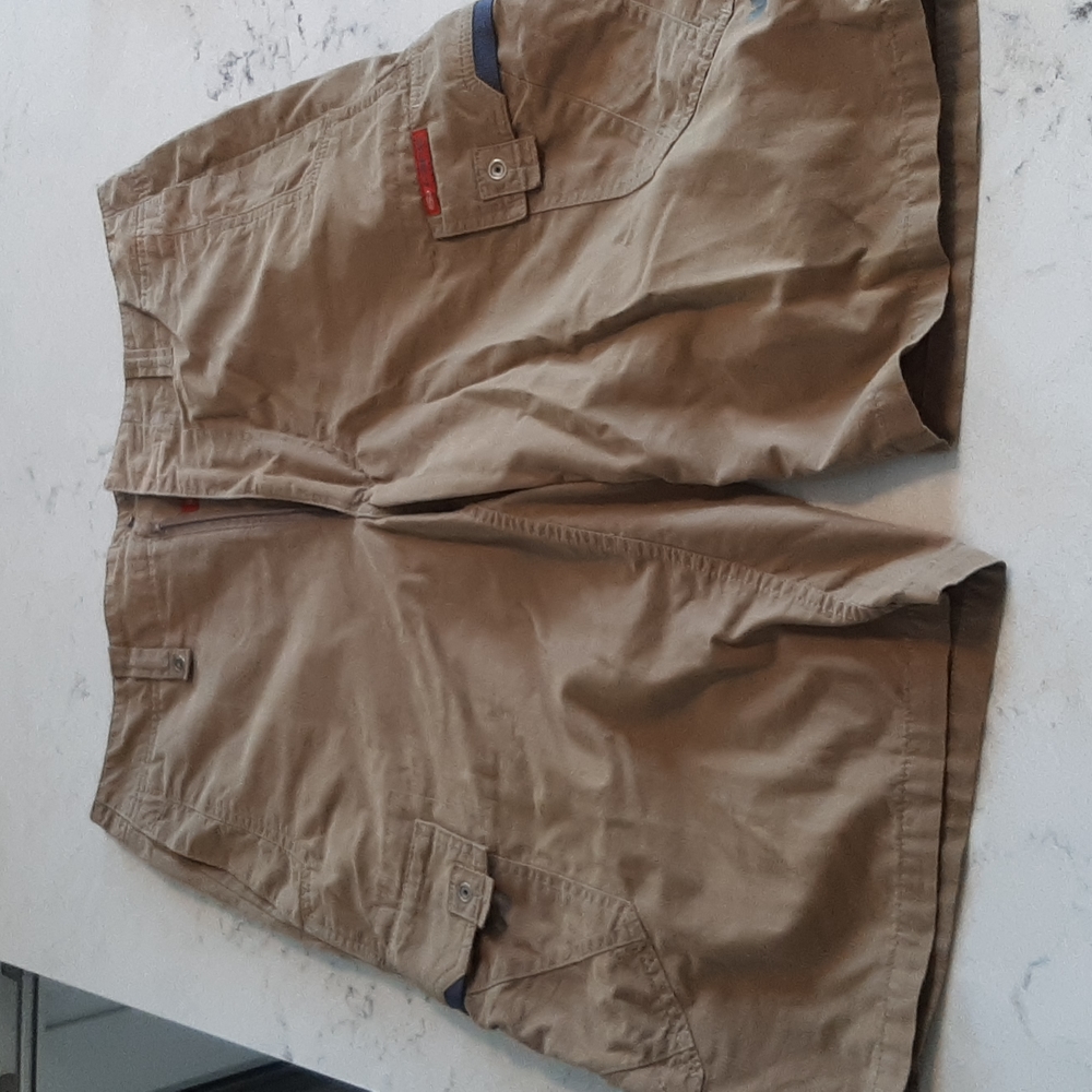 Nylon cotton blend long shorts by vans
